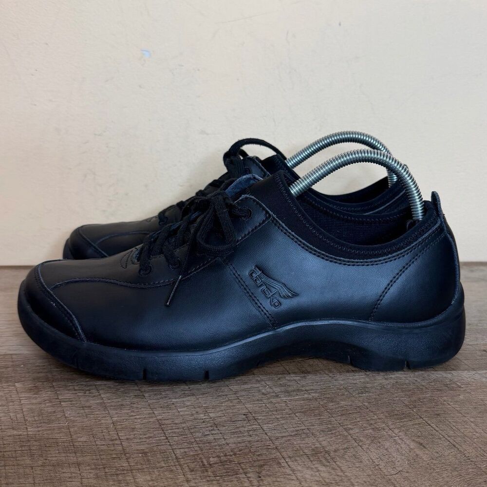 Dansko Elise black leather oxford work shoes women’s size 41